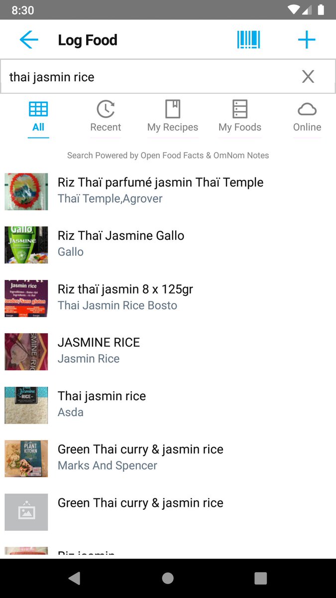 NotesOmnom's tweet image. No more guessing if you&apos;re logging the right food!
Your search now shows pictures for products &amp;amp; #recipes!

You can even see see pictures of the #nutrition label and #ingredients!

Upgrade your #diet to OmNom Notes, the #privacy first #calorie counter!
