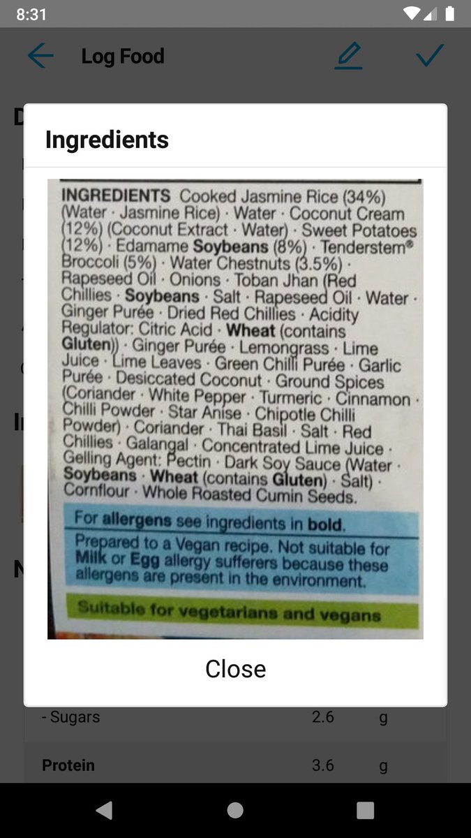 NotesOmnom's tweet image. No more guessing if you&apos;re logging the right food!
Your search now shows pictures for products &amp;amp; #recipes!

You can even see see pictures of the #nutrition label and #ingredients!

Upgrade your #diet to OmNom Notes, the #privacy first #calorie counter!