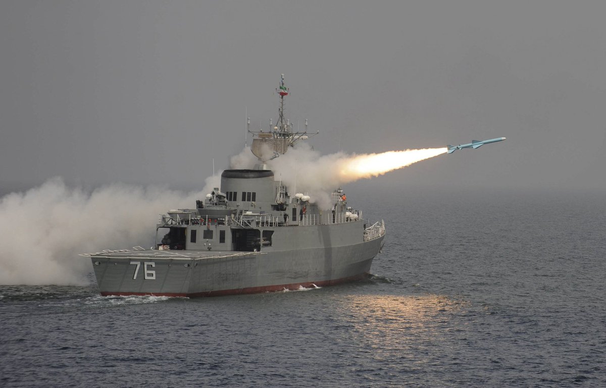 During an Iranian naval exercise, the Moudj class frigate Jamaran (IRIN-76) mistakenly targeted the patrol boat Konarak (Hendijan class General purpose tenders) likely by Noor anti ship cruise missile (Iranian copy of C-802).