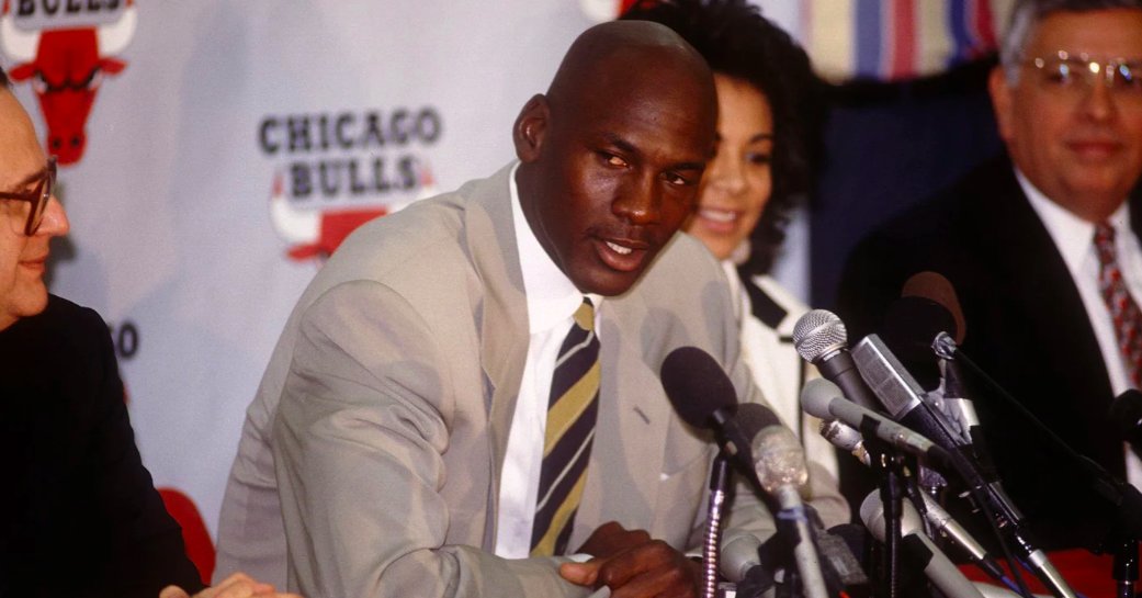 Let's weigh these two questions.First: What has to be true for Michael Jordan's 1993 retirement to be legitimate and NOT a secret suspension?Michael Jordan had to decide to retire, and then retire.That's it.