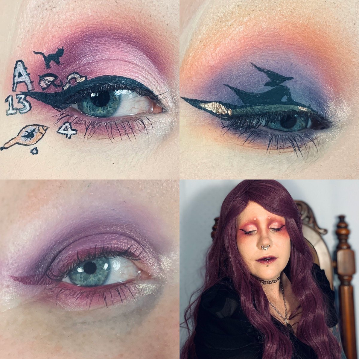 CyberDenna's tweet photo. @aenigmatora @Vladora @SquigglesStudio @elliss_seven @AndroidPriest @seskimo @PolliaDesign @hayillustrates Only a small amount of purple looks, a lot of my more put together looks are 💕💜💙 at the same time. I really should do more monochromatic looks https://t.co/efLIf5FQM2