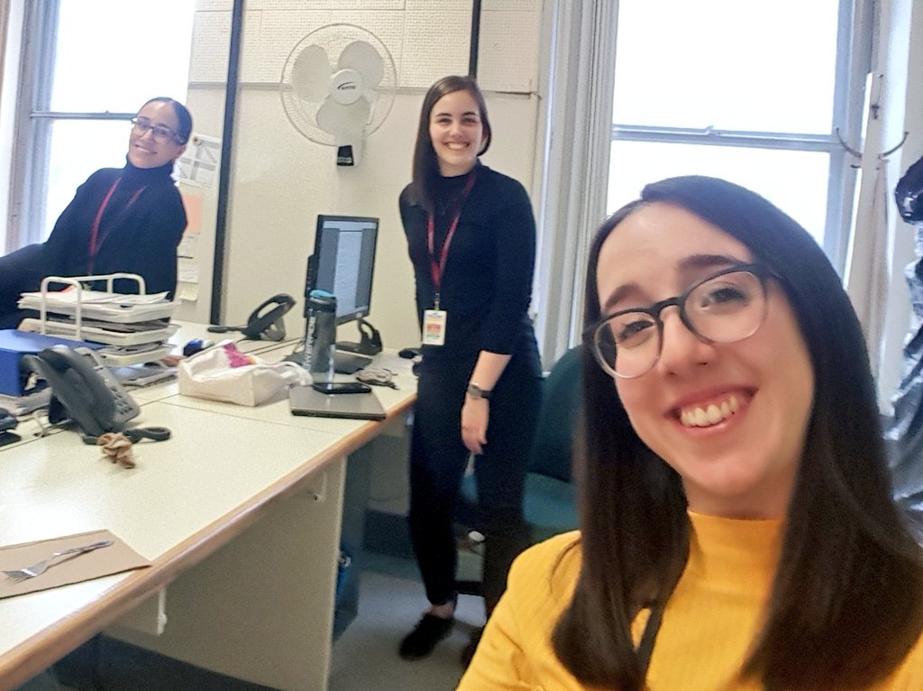 eli_mm07's tweet photo. Throwback to our last time in the student office.. we are all now officially genetic counsellors! 🎉🎉 #GCChat #ClassOf2020 https://t.co/Q4D4ElExcs