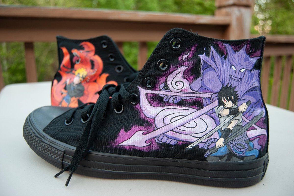 chuck taylors custom painted