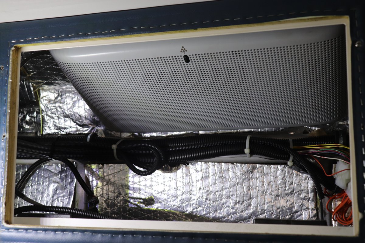Mississauga_Bus's tweet photo. Our service team installed a @DENSOinNA Plasma Cluster Ion Generator in an ambulance to assist with #COVID19 #frontline efforts! @TorontoMedics @cityoftoronto @citymississauga @Peel_Paramedics @OttawaParamedic @damerabus @HPS_Paramedics @YorkParamedics #emergencyservices https://t.co/KOOqyhoOzA