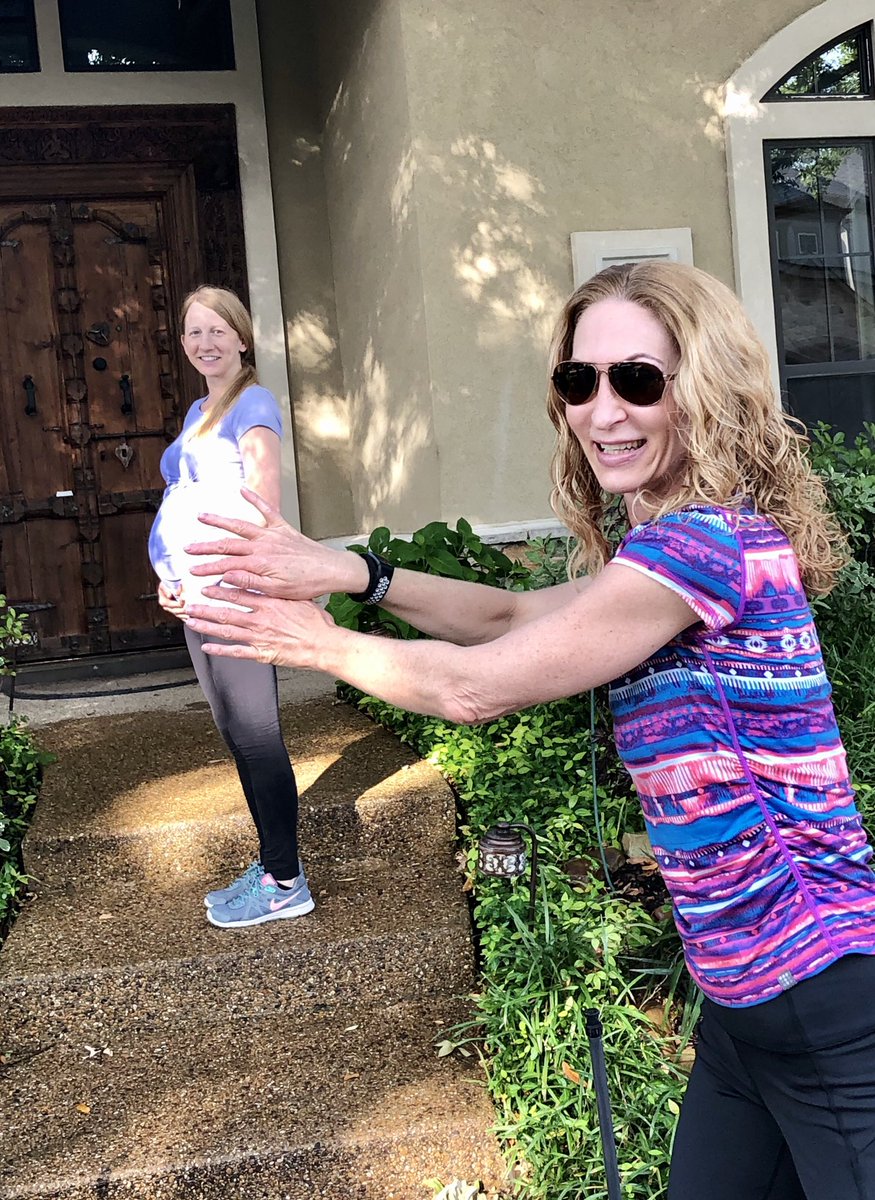 I celebrated Mother’s Day with a safe and socially distant baby bump good luck rub for my soon to be 6th grand baby!   #RKR_SquadMom.  @wforceops