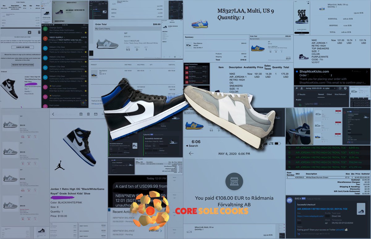 Despite the Air Jordan 1 Royal Toe was a tough cop this weekend but we covered our members with a lowkey cook

Members cooked off many lowkey sites with our custom monitor. Many sites were added last second to cover for the drop 🤝

Check out our successes below 😈