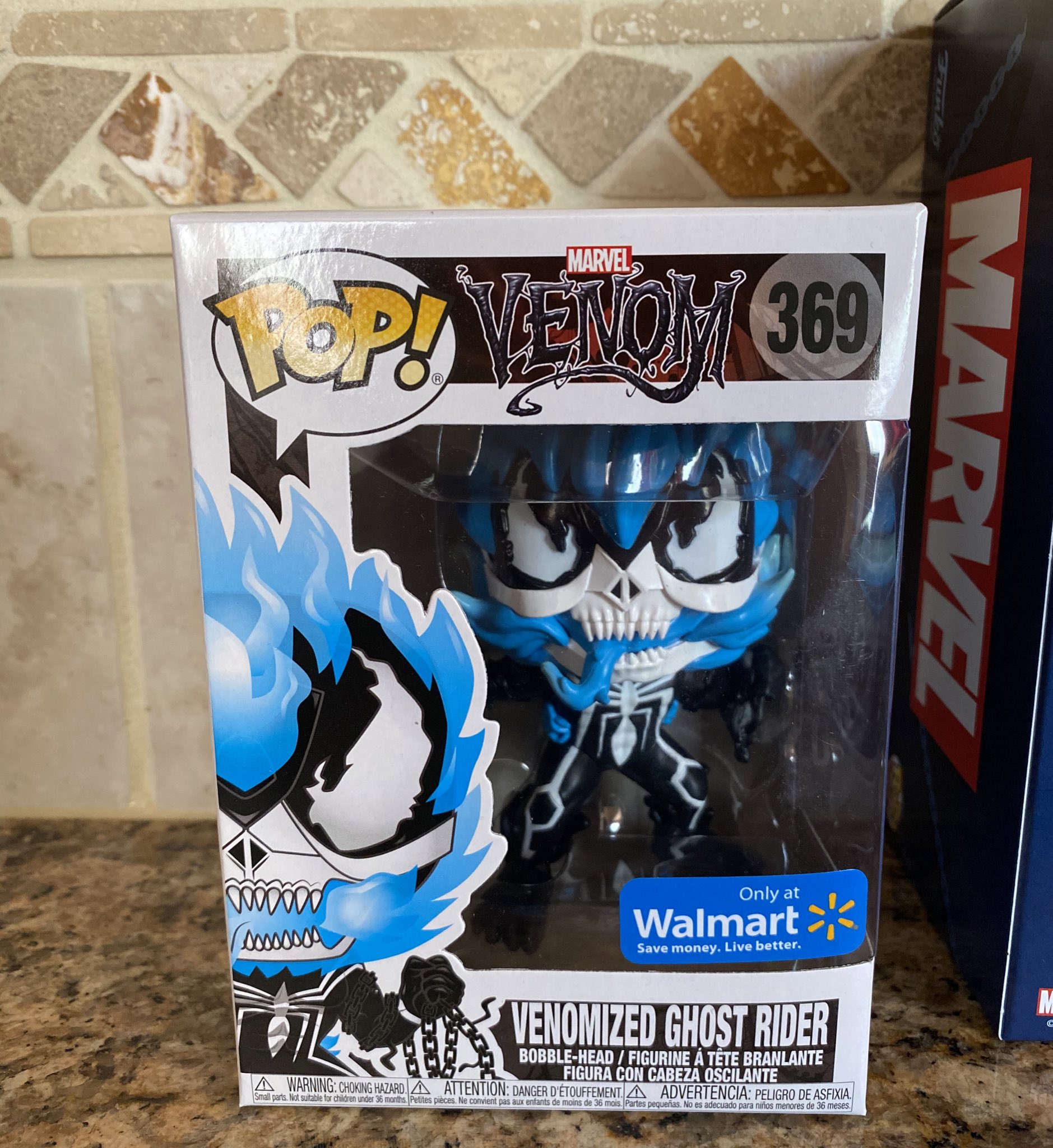 funko pop venomized ghost rider blue