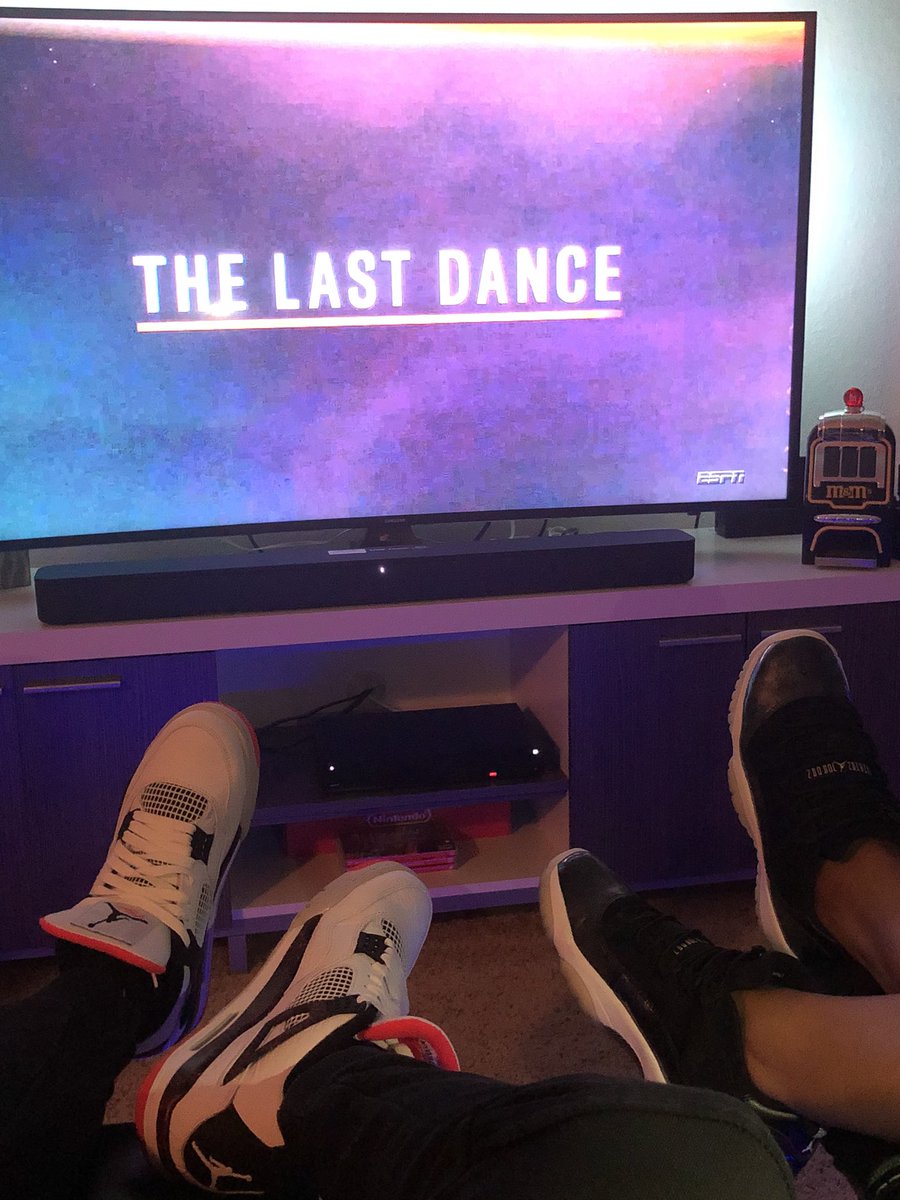 Got to wear the fresh J’s when watching the #LastDance <a href="/espn/">ESPN</a>