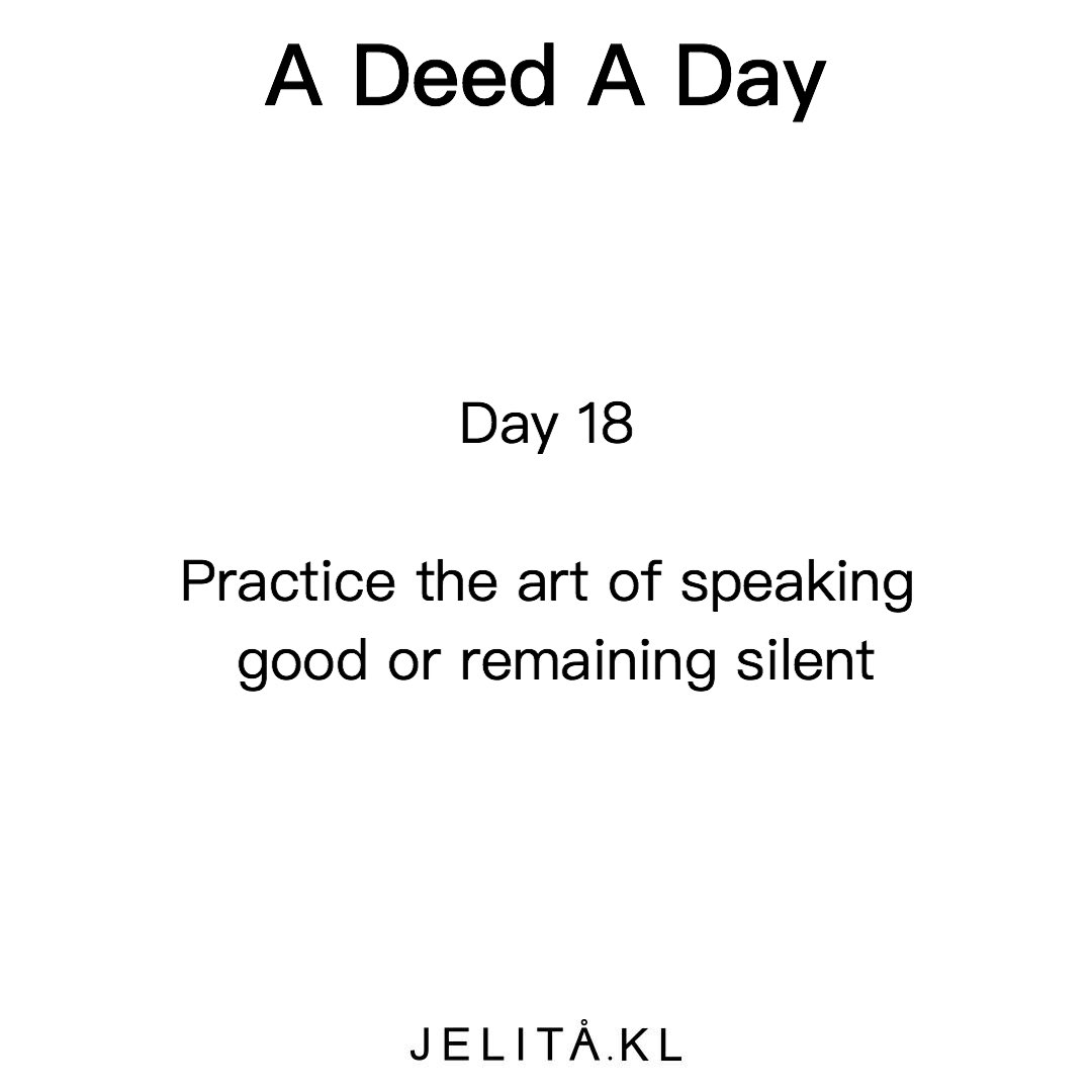jelitaklHQ's tweet photo. Day 18
#ADeedADay https://t.co/Xby2sjzkTI