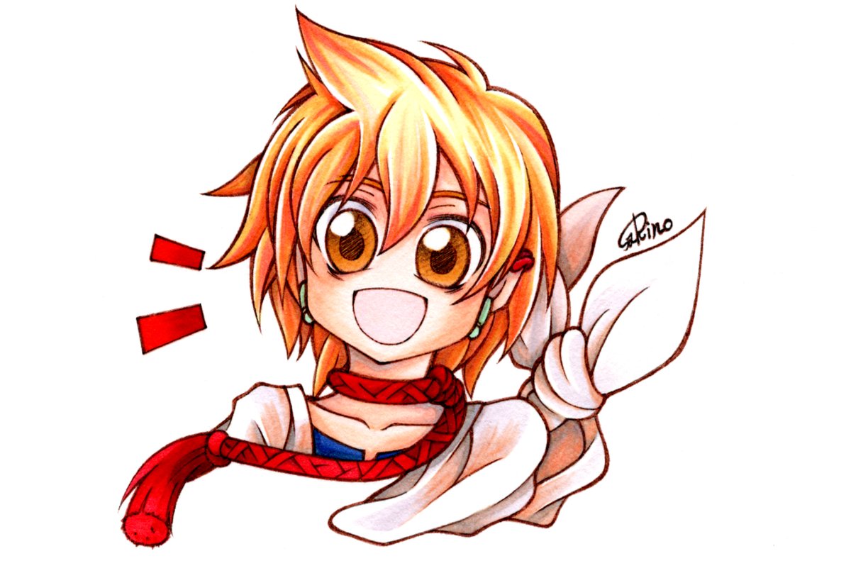 咲ノ マギイラスト アラジン アリババ モルさん 白龍くん