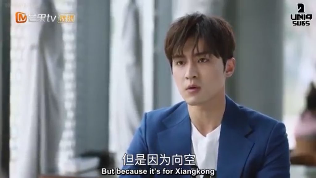 *sobs* Brother Gu Fang wholeheartedly believes in Xiangkong’s capabilities as the team captain. I stan T^T