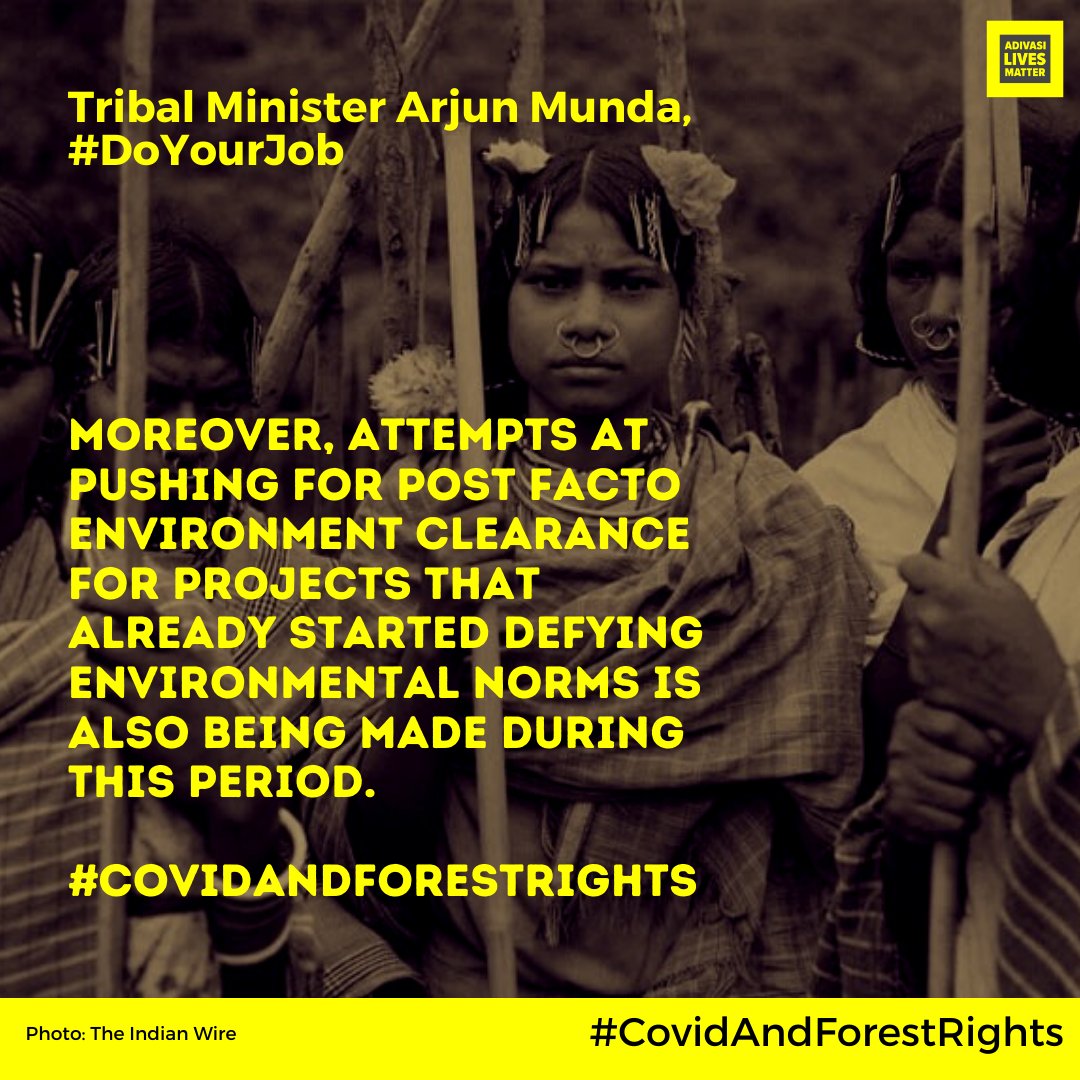 Tiasa Adhya writes in  @thewire_in 'The Draft Environmental Impact Assessment Notification 2020 has inverted the logic of ‘precautionary principle’ which forms the bedrock of India’s environmental outlook.' @MundaArjun  @renukasinghbjp  @TribalAffairsIn look on #CovidAndForestRights