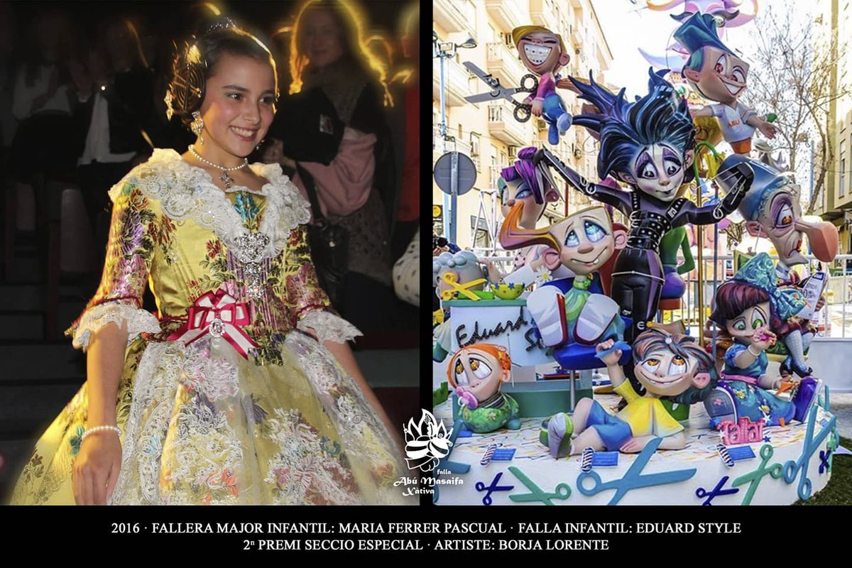 AbuFalla's tweet photo. Día 31
En aquestos temps de confinament anem a inundar les nostres xarxes socials amb fotografies recordant les meravelloses falles plantades al nostre carrer i les seues falleres majors!!! #ituquèvols? #volemrecords #volemfalla https://t.co/pd2YFy7wlT