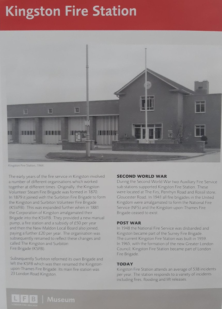 Today marks the 60th Anniversary of Kingston Fire Station
when it was officially opened on the 11th May 1960. We plan to hold
an event in the future to celebrate Kingston’s Anniversary, when social distancing measures are lifted.