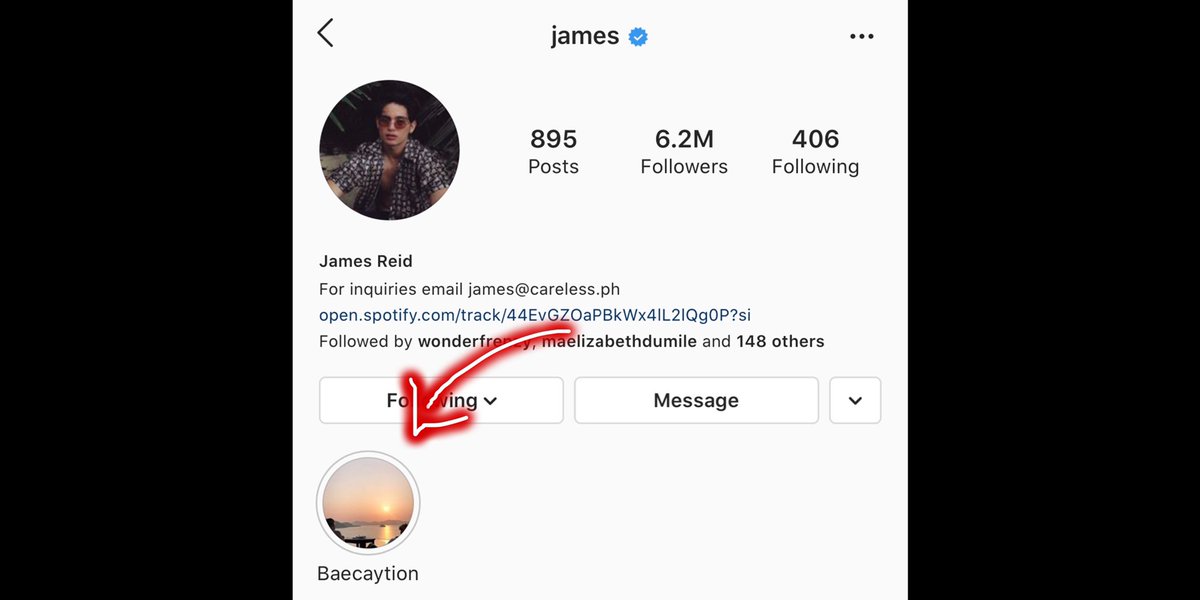 heyyyitsshine's tweet photo. Ako lang bang nakapansin na since nung break up nla, never nilang niremove ang isat isa sa IG? Ewan, pero yoko talaga maniwala na ngbreak sila. I'm a solid Jadine fan. 
#JaDine #NadineLustre #james https://t.co/fiOI3ZUa78