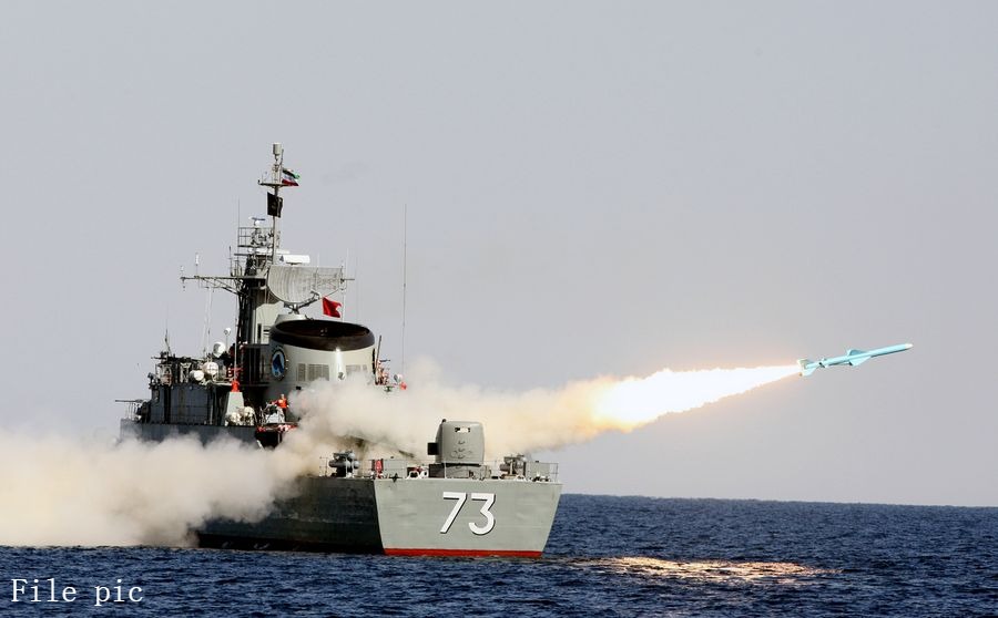 XHNews's tweet photo. Update: An Iranian navy ship was sunk after it was targeted by a "friendly fire" in a navy drill in the Sea of Oman, unofficial local media reports https://t.co/5hY652Wz93