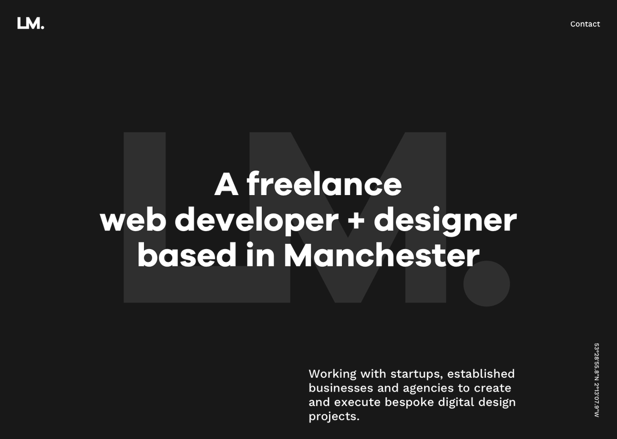 New personal work portfolio is now live 😁 lukemoody.co.uk #webdevelopment #webdesign #nextjs #react