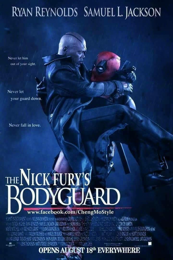 OSEDVEGOZ's tweet photo. Se imaginan que en #Deadpool3 este par de #Crazys #SamuelLJackson y #RyanReynolds recrearan la escena/parodia de #TheHitmanBodyGuard misma que aparece en el póster promo de la película? Sería algo como esto...
@MyloBrizuela @Peli_Comic @StripMarvel @dianastark1d @lauexcelsior https://t.co/gd1THh9xcK