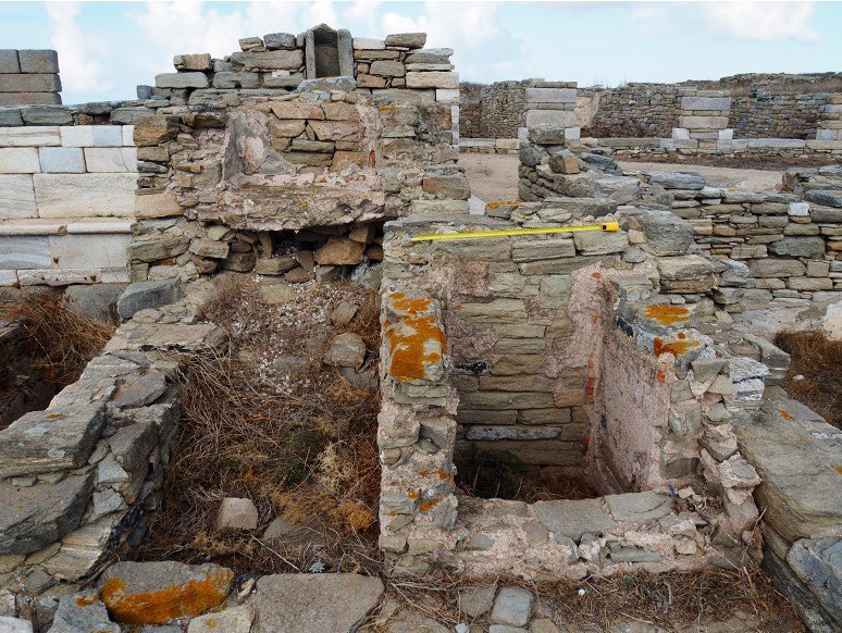 Archaeologically, we can see these processes through structural evidence like vats and flooring, as well as monolithic counterweights and press beds