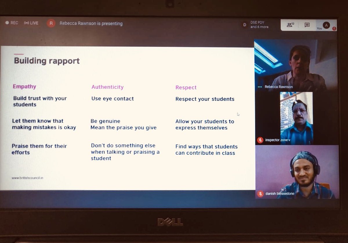 JanakaP's tweet photo. Amazed by the dedication our teachers have &amp; how they’re able to keep calm &amp; carry on. Our teams @inBritish partnered w/#Puducherry #EdDept &amp; engaged w/ 5700 #GovtSchool #teachers on #SpokenEnglish #CommunicationSkills #EducationIsGREAT @CMPuducherry @VNarayanasami https://t.co/oF8tF8w6WM