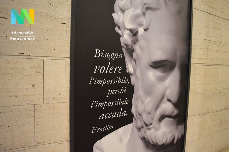 Al via #MuseumWeek2020 ❗️
“Bisogna volere l’impossibile, perché l’impossibile accada” Eraclito. 
Gli eroi sono coloro che riescono a volere l’impossibile, a farlo accadere, sfidando il limite, oltrepassandolo. 💪
#MuseumWeek #HeroesMW #EroiMW