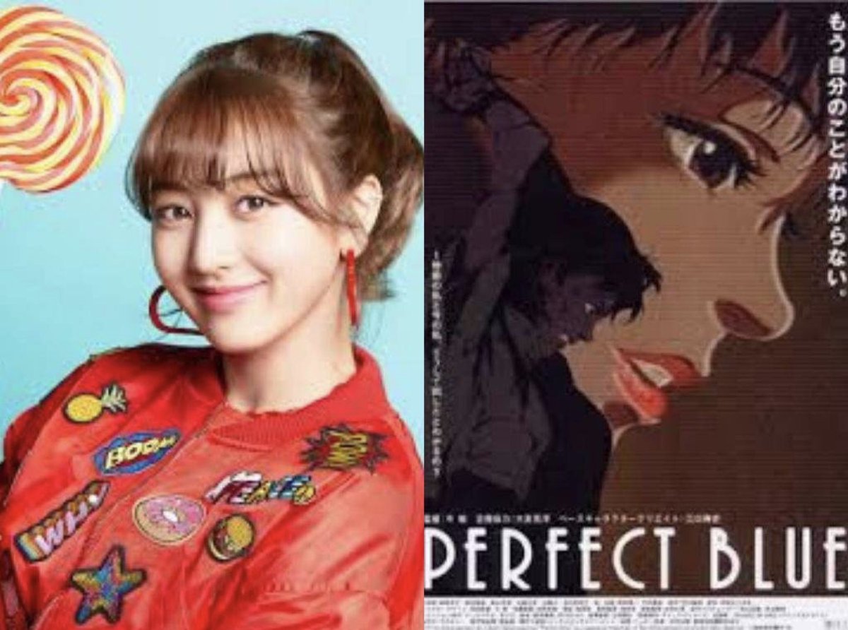 Jihyo as: Perfect BlueYou may be thinking, why this film? It's because the main character is  haunted by stalkers, ghosts of her past and a seemingly endless onslaught of confused humiliation. Jihyo was always criticized but with the help of her members she's slowly coping up.