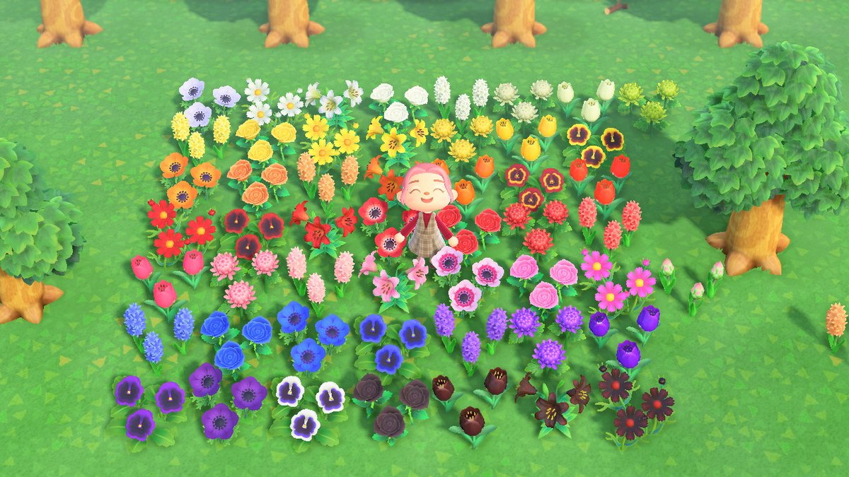 mothmansmom's tweet photo. only one flower left #AnimalCrossing #ACNH #NintendoSwitch https://t.co/J9GZEzQHu0
