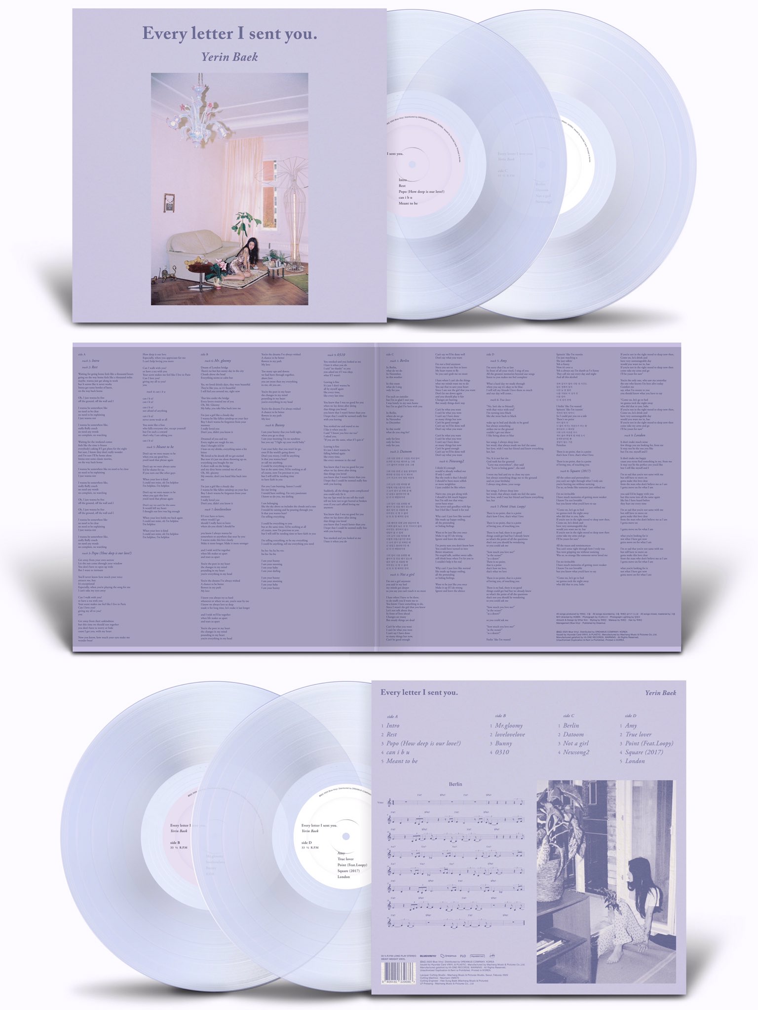 ペクイェリン Every letter I sent you LP 71EcZLUO77L._UF350,350_QL80_.jpg