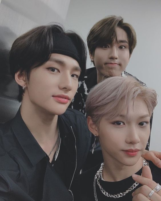 hyunjin, felix, and jisung as the ghostly trio (fatso stretch and stinkie)