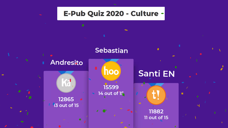 UCL_Colombia's tweet photo. Nuestro Pub Quiz Virtual fue un éxito ¡Gracias a todos por participar! Les presentamos el podio por categorías. #ucl #uclcol #pubquiz https://t.co/mRNGZR6Jq2