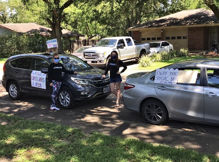 We had our first birthday parade today! Here are just a couple of the vehicles that participated. Feliz Cumpleaños, Aylin! <a href="/SamRayburn_HS/">Sam Rayburn High School</a>