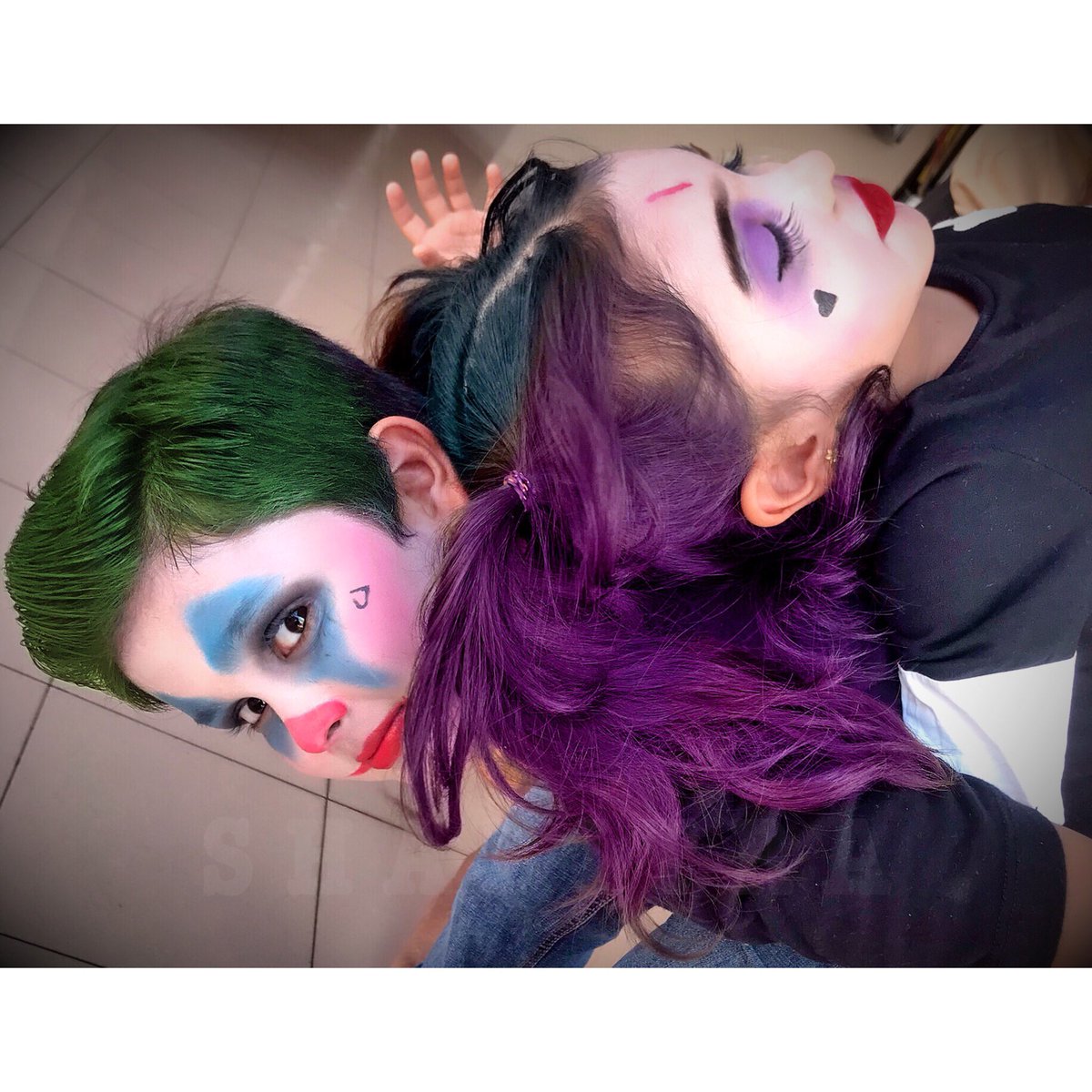 sashashabby's tweet photo. Joker and Harley Quinn 💚
.
.
.
.
#suicidesquad #harleyquinn #joker #mymakeover #capturedbyme #shurrthikaanair #yaashwinnair #thatexcitedcuties #editedhaircolor https://t.co/EHEaMTBc0x