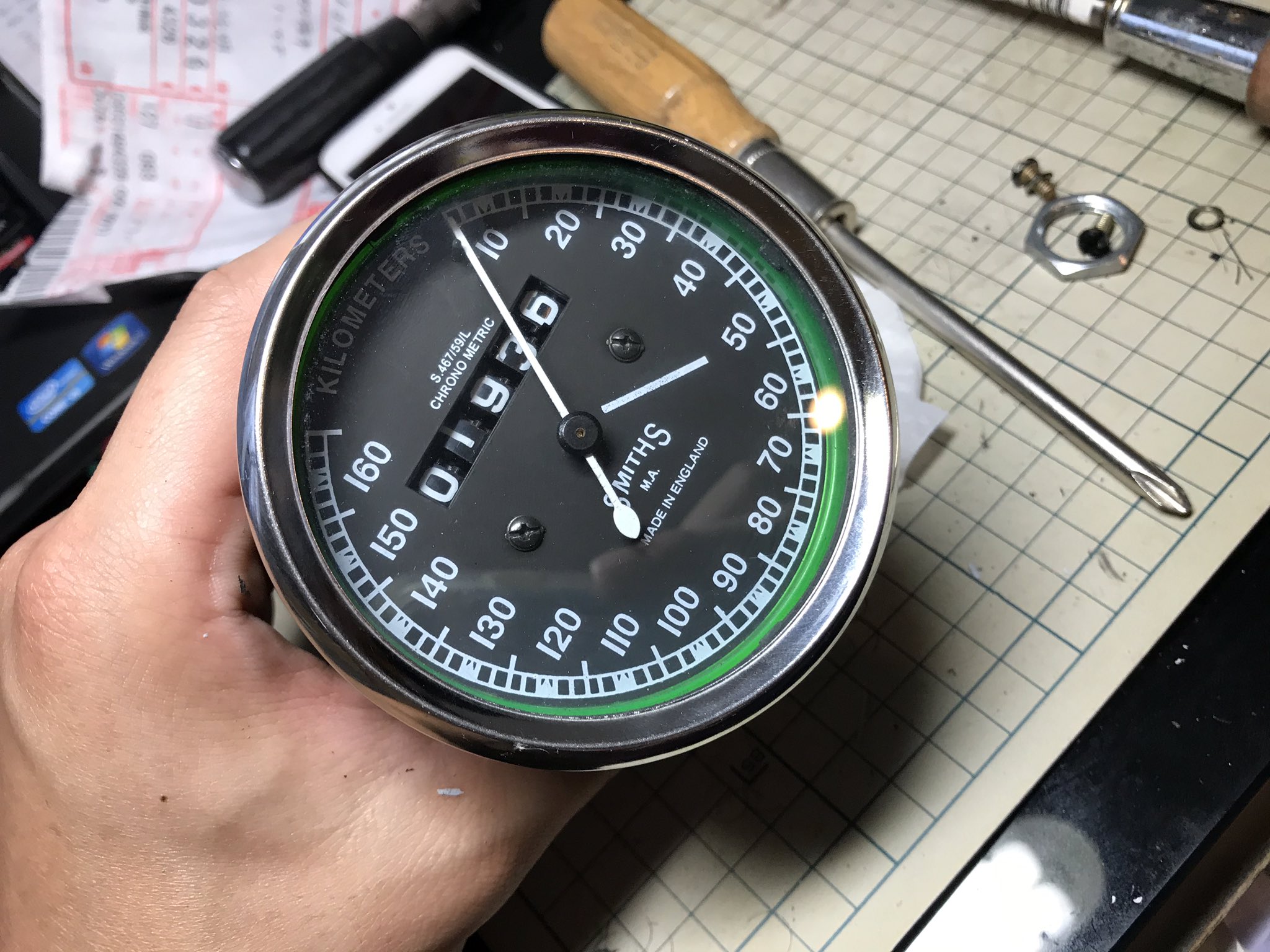 Smith スピードメーター 新品未使用 Smith スピードメーター レプリカ φ86 【公式通販】