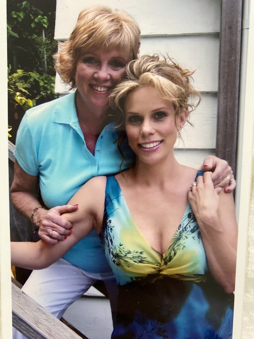"This is my mom, Rosemary. We call her Cracklin’ Rosie but most of the time it’s just Crackie! Thank u for teaching me resilience! And thank u for a lifetime of unrelenting love. I love you, mom."

- #CherylHines