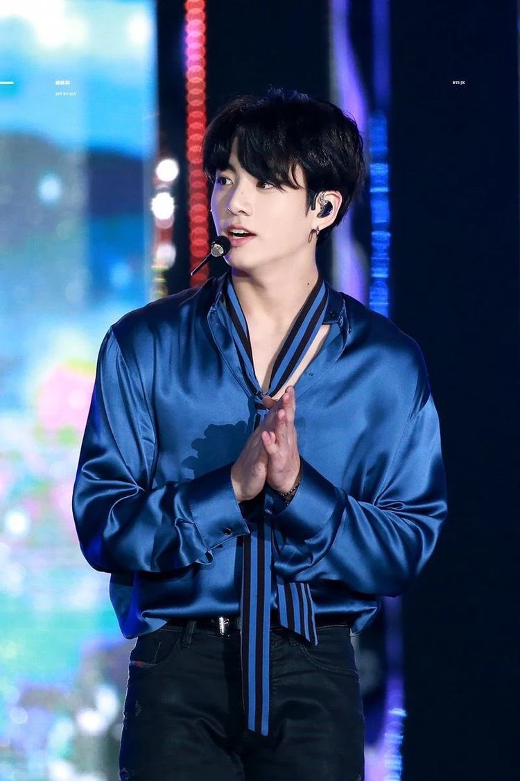 Jungkook in silk/satin outfits because why not. An unholy thread.  #jungkook  #jk  #bts  