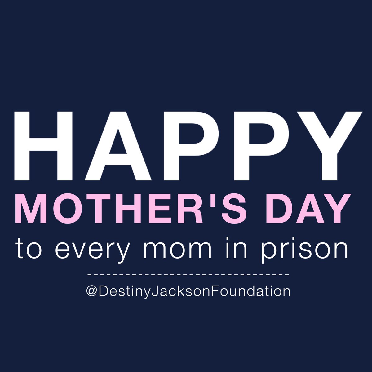 ParentsInPrison's tweet photo. #HappyMothersDay to every Mom in prison.

We love you. https://t.co/MUNOKEFVmj