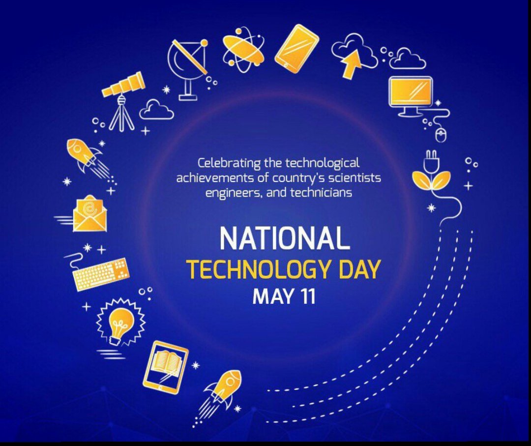 mohit_pal04's tweet image. Technology is Most powerful to whole World  Happy National Technology Day 11 May ...Celebrating the Technological achievement of countries scientists, engineers,and Technicians #technology   #nationaltechnologyday2020 @WeAreTUDublin #worldtech