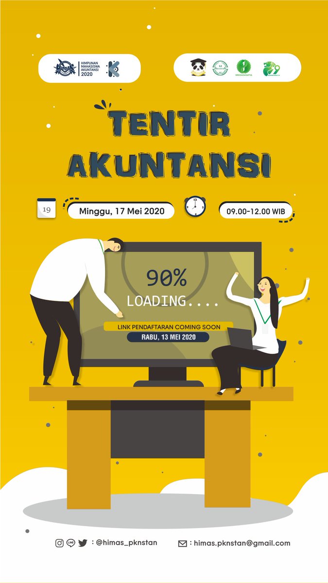 himas_pknstan's tweet photo. Halo Akunisti!

Tau ngga sih ada tentir mingguan lagi?
Buat kalian yang mungkin masih kurang paham sama materi kuliah, yuk bisa banget ikutan tentir HIMAS ini . . .
Link pendaftarannya bentar lagi keluar kok
Stay tune &amp; tetep update yaa gais :)

Semangat PJJ &amp; puasanya yahh https://t.co/dHeGeGUmps