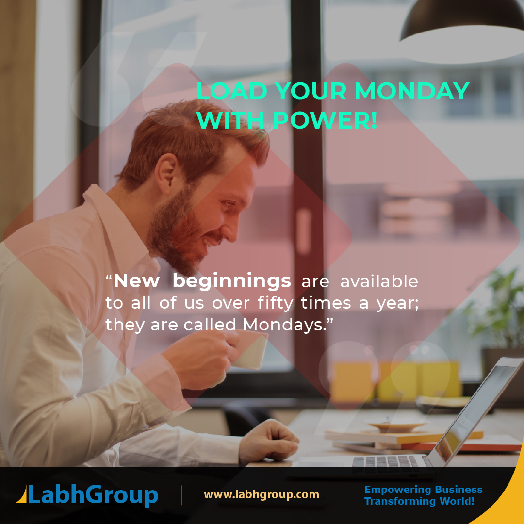 LabhGroupIndia's tweet photo. Begin this new week with renewed #energy and #power!
Have an amazing week ahead!
#mondaymotivation #newweek #LabhGroup https://t.co/4dhU8XbwBj