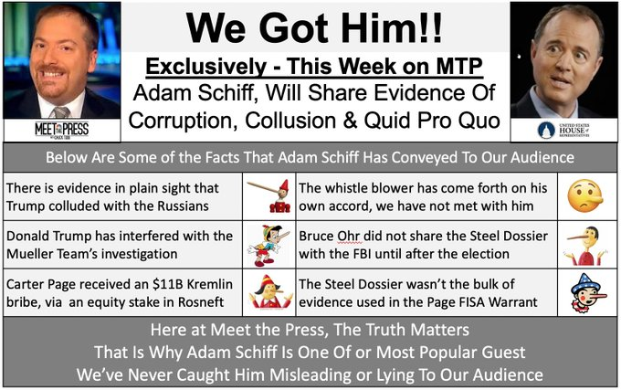 4BGNews's tweet photo. @realDonaldTrump @AjitPaiFCC @FCC Should the @FEC be taking a look at @MTP? Should #MTP be classified as an infomercial for the @DNC? Should the @DNC be paying @NBCnews for airtime that's used to bash @DonaldJTrumpJr @RNC @GOPLeader @tedcruz @RichardGrenell @DevinNunes https://t.co/vyJud5Lck8