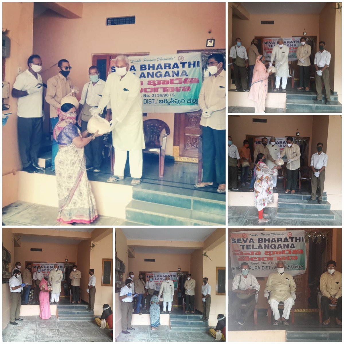 NethajiNareshK's tweet photo. Distributed grocery kits to Valmiki Samaj, kummari wadi at Bhag Amberpet, Amberpet nagar, Seva Bharathi.
Ale shyam kumar ji,Goutham ji,Milindh Bhede,Anil RamVinod,Nethaji Naresh Participated.
#SevaBharathi
#FindTheNeedy
#FeedTheNeedy
#FoodToNeedy https://t.co/ycDgVJVNGS