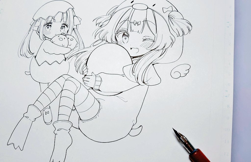 作画中〜ぴよかわ 