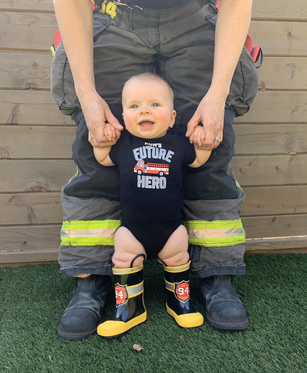 Strong as a mother 💙 #HappyMothersDay #boymom #futurehero #firefightermom #firefighter #strongasamother #mothersday2020