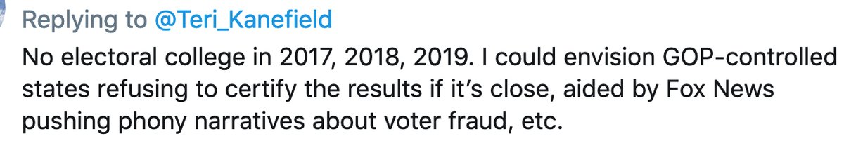 This is called a "what-if" rabbit hole. Please see my FAQs for more about "what-if" rabbit holes.If you take people down one, there is a penance: You must register 10 new voters (it used to be 20, but it's hard to register new voters in a pandemic, so I reduced the penance.)