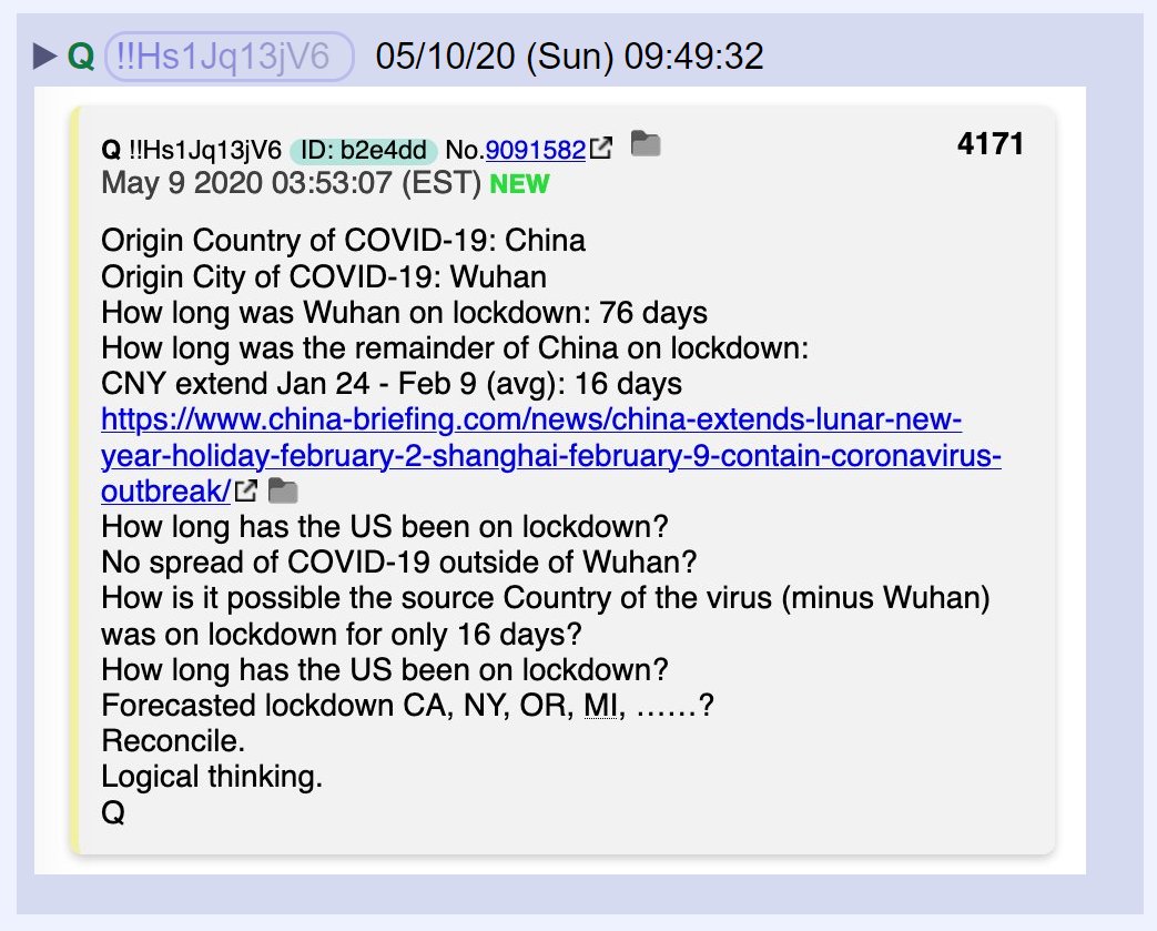 84) Q reposted this drop from the 9th.