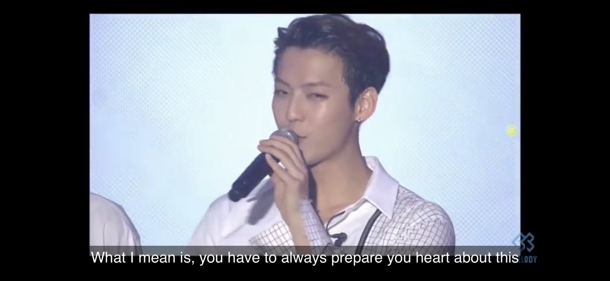 “always prepare your heart about this (enlistment news)”  they don’t want us to be hurt 