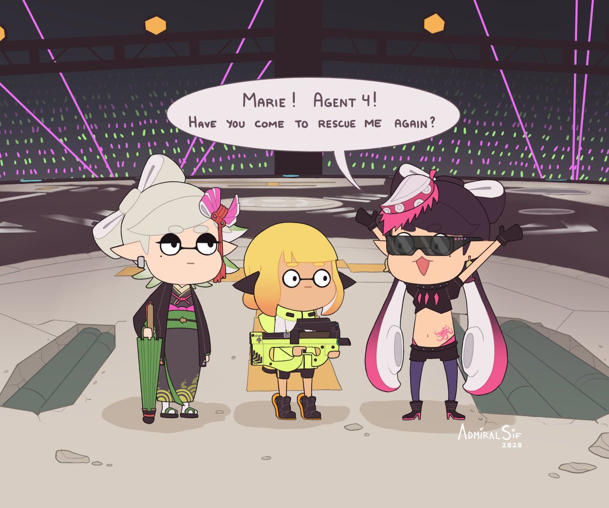 ス プ ラ ト ゥ-ン ス プ ラ ト ゥ-ン 2 #Splatoon #Splatoon2 シ オ カ ラ-ズ #SquidSisters #Cal...