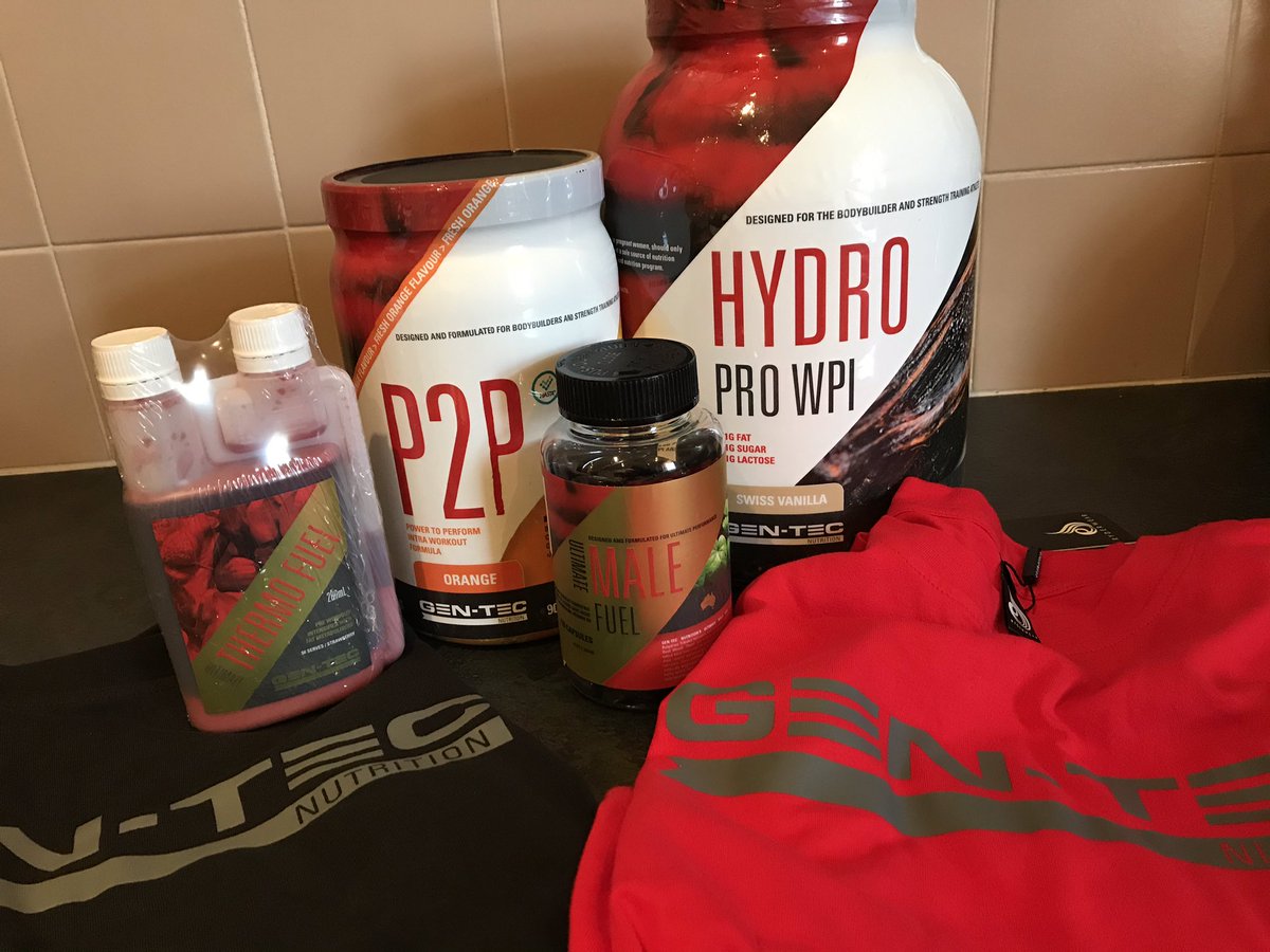 Excited to receive my <a href="/GenTecNutrition/">Gen-Tec Nutrition</a> order today! Best supplements on the market! Let’s do this! 💪🏼#gentec #supplements #bodybuilding #tibsgymtips #nutrition