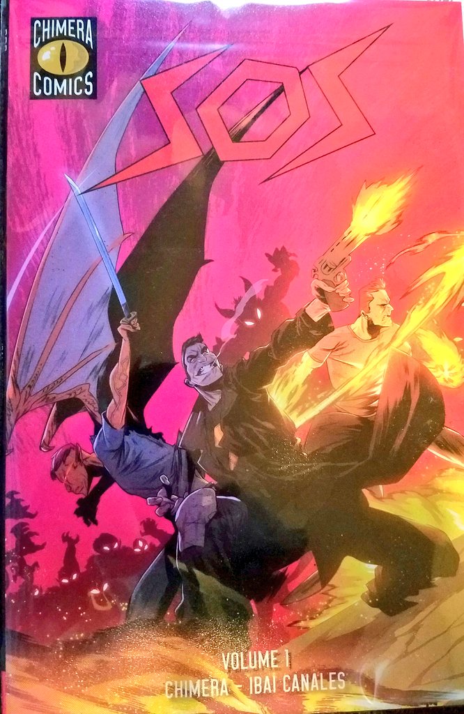 BuzzAcevedo's tweet photo. SOS has arrived, props to @ChimeratheHutt and @Decimatorsart for delivering on the book. Looking forward to reading it, CG has been on a roll fulfilling. Beautiful thing to see... #comicsgate #cgphase3 https://t.co/aogr9Hod8l