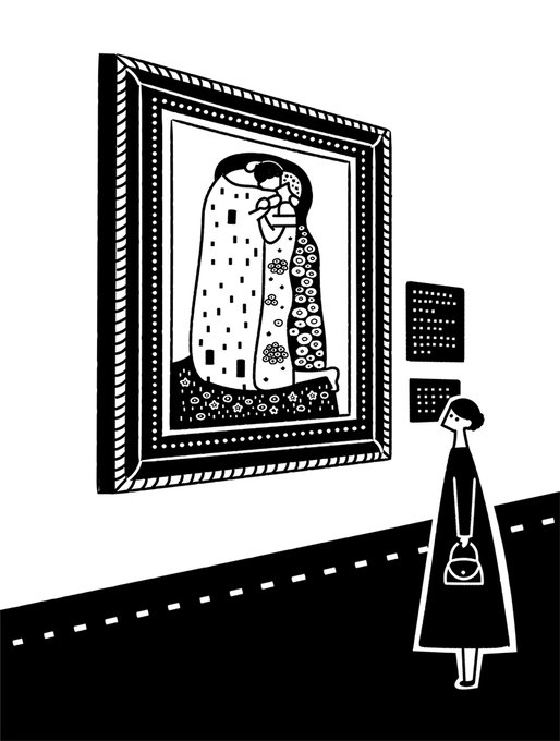 イラ通にイラストをアップしました。モノトーンのイラストに力を入れています。なんの絵画を鑑賞しているかわかっていただけたら嬉しいです。
https://t.co/IkAvoLvXqG

#イラストレーターズ通信 #イラ通 #イラスト #モノトーン 